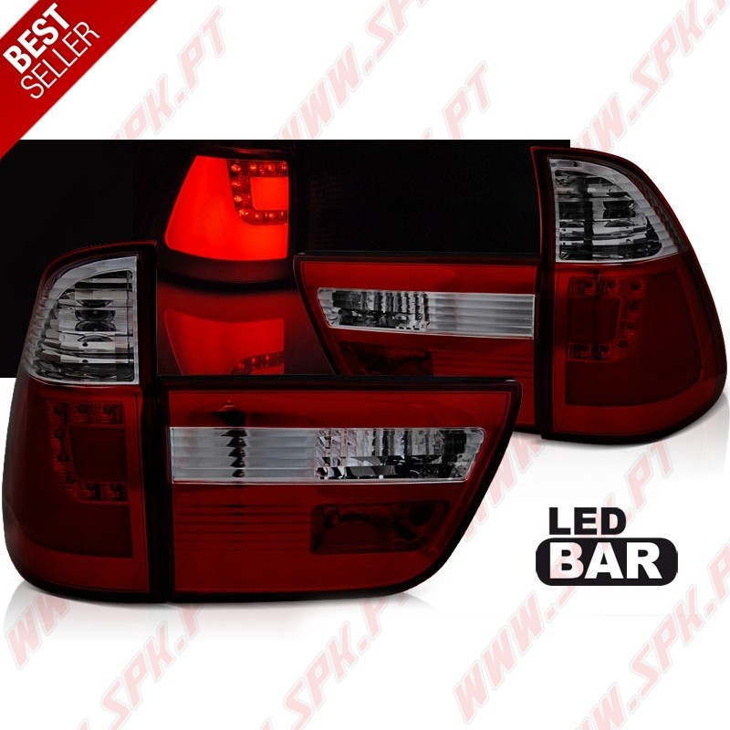 Farolins LED-BAR Red+Smoke - BMW X5 E53 (1999-2003)