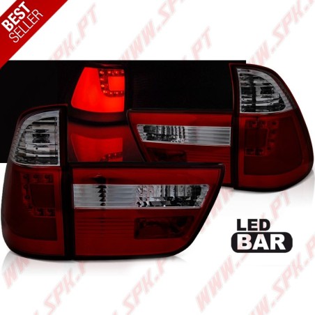 Farolins LED-BAR Red+Smoke - BMW X5 E53 (1999-2003)