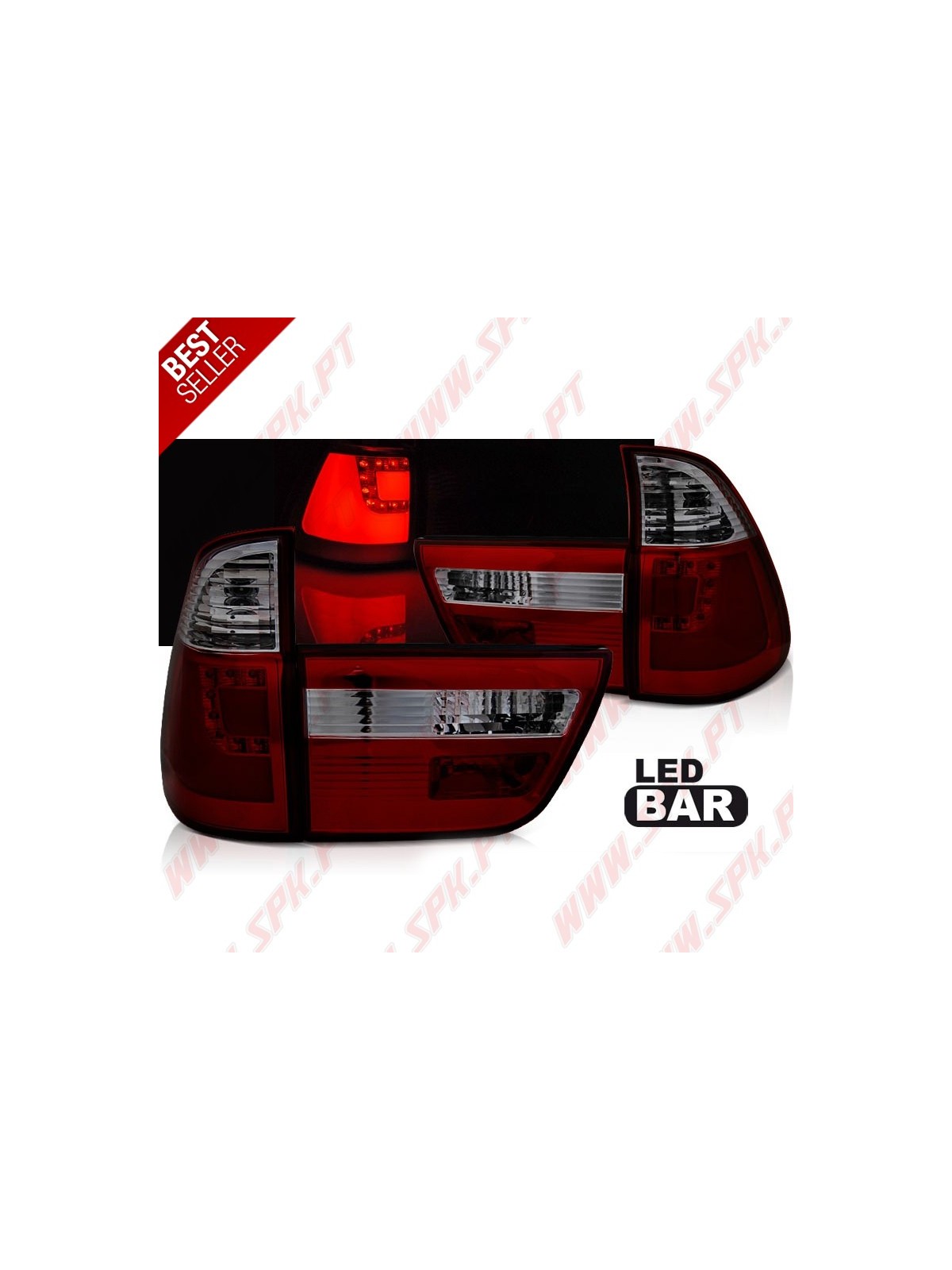 Farolins LED-BAR Red+Smoke - BMW X5 E53 (1999-2003)
