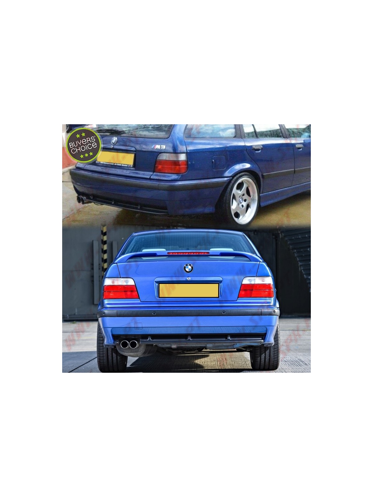 Para-Choques Traseiro Look M3 - BMW E36 (1990-1998)