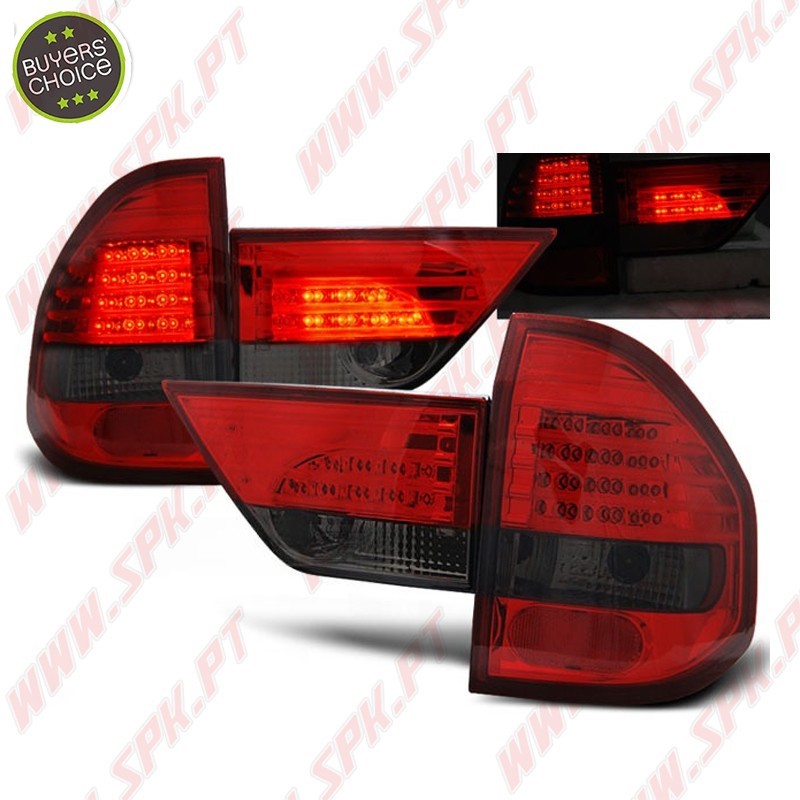 Farolins LED Red+Smoke - BMW X3 E83 (2004-2006) Farolins LED Red+Smoke - BMW X3 E83 (2004-2006)