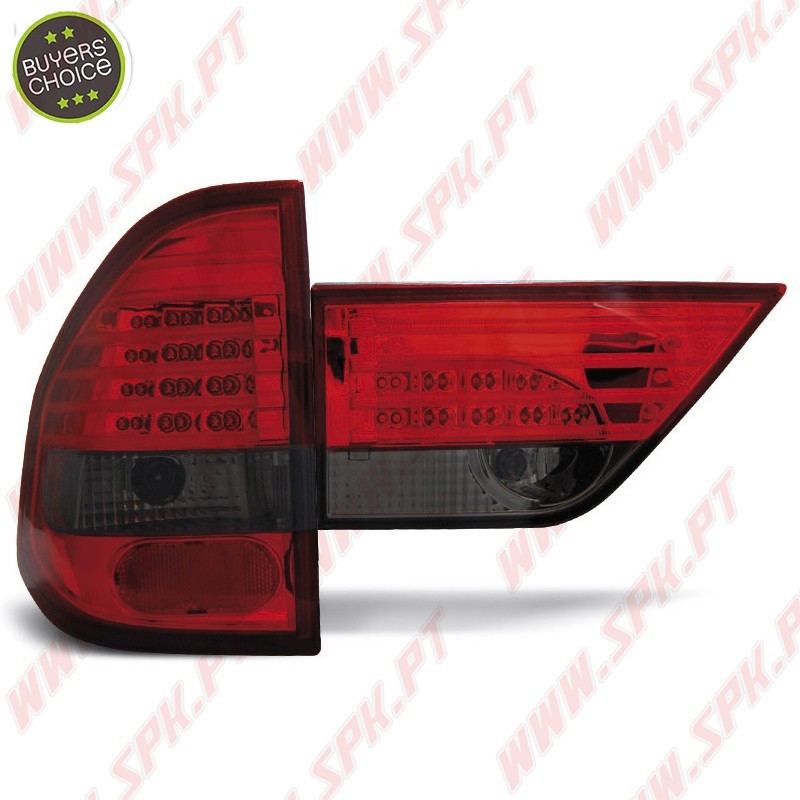 Farolins LED Red+Smoke - BMW X3 E83 (2004-2006) Farolins LED Red+Smoke - BMW X3 E83 (2004-2006)