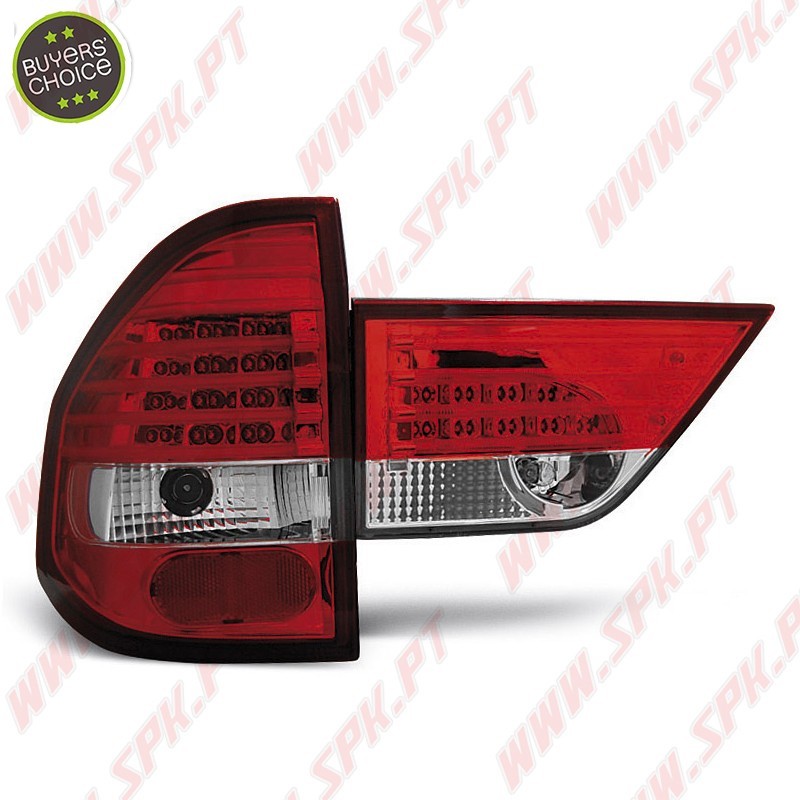 Farolins LED Red+Clear - BMW X3 E83 (2004-2006)