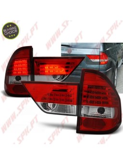 Farolins LED Red+Clear - BMW X3 E83 (2004-2006)