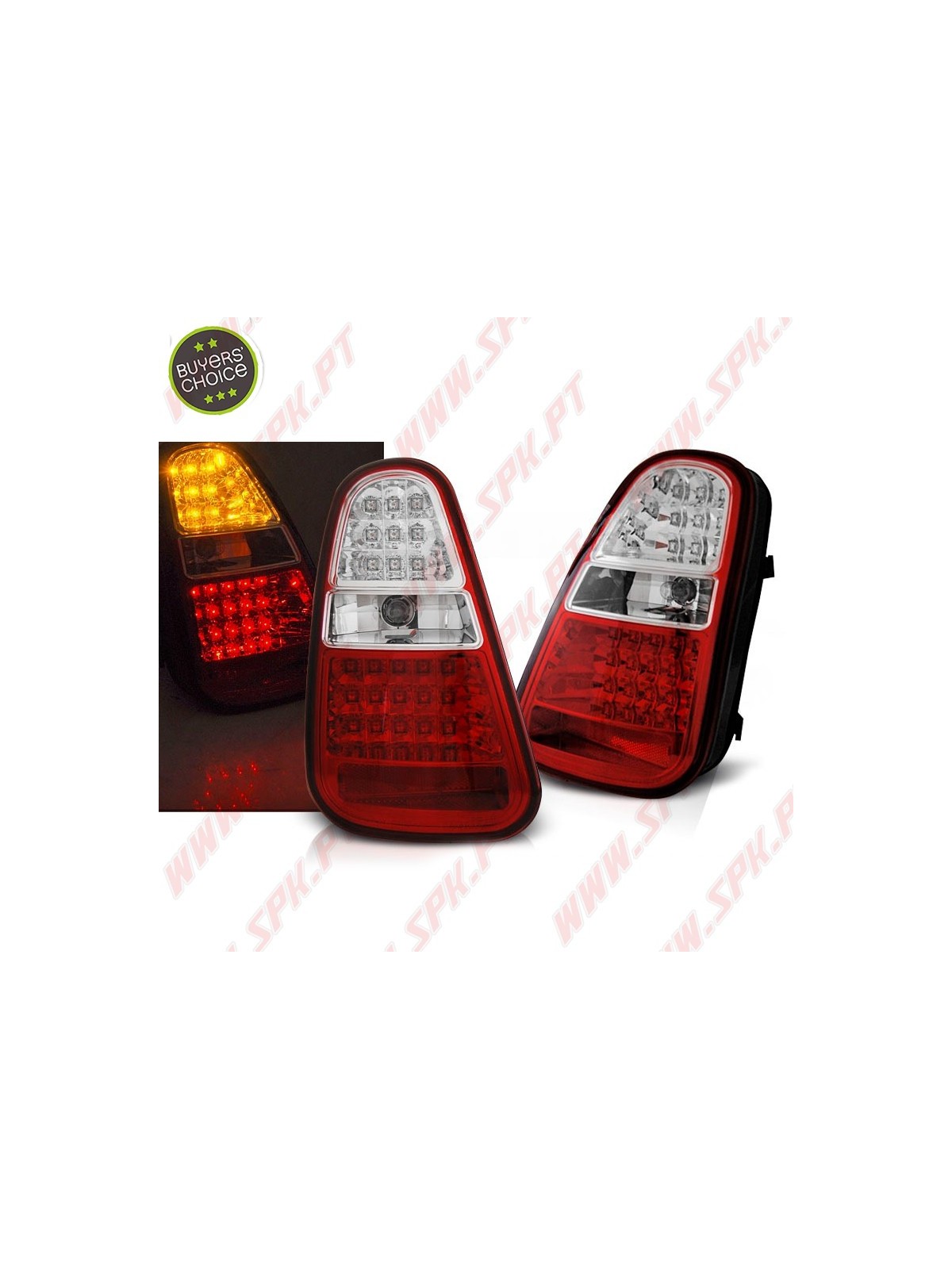 Farolins LED Red+Clear - Mini R50 / R52 / R53 (2004-2006) Farolins LED Red+Clear - Mini R50 / R52 / R53 (2004-2006)