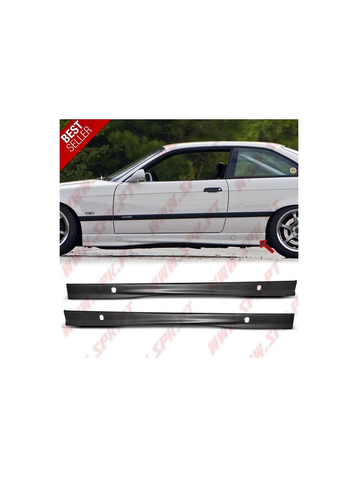 Embaladeiras Laterais Look M3 - BMW E36 (1990-1998) Embaladeiras Laterais Look M3 - BMW E36 (1990-1998)