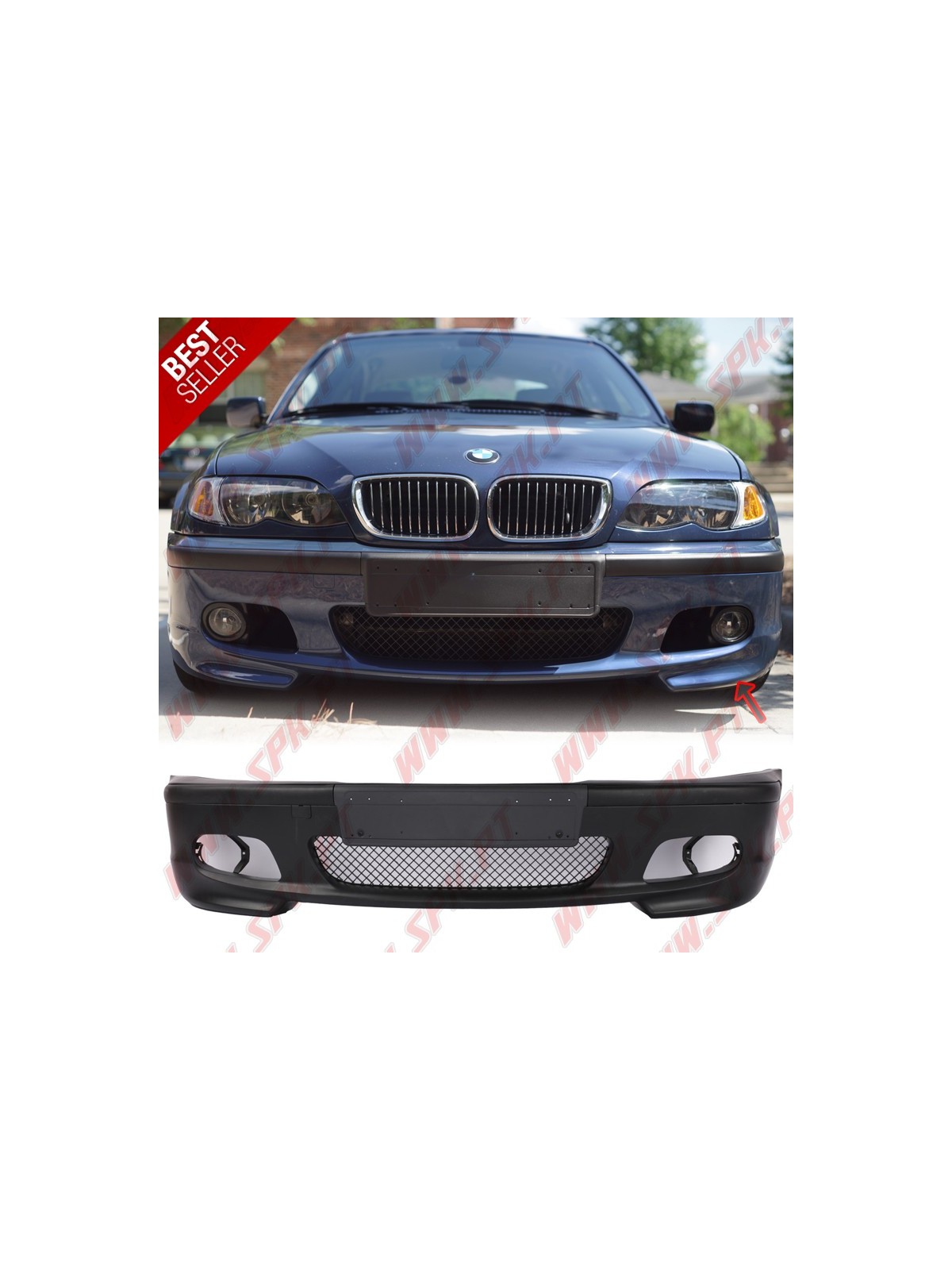 Para-Choques Frontal Look M - BMW E46 (1998-2005) Para-Choques Frontal Look M - BMW E46 (1998-2005)