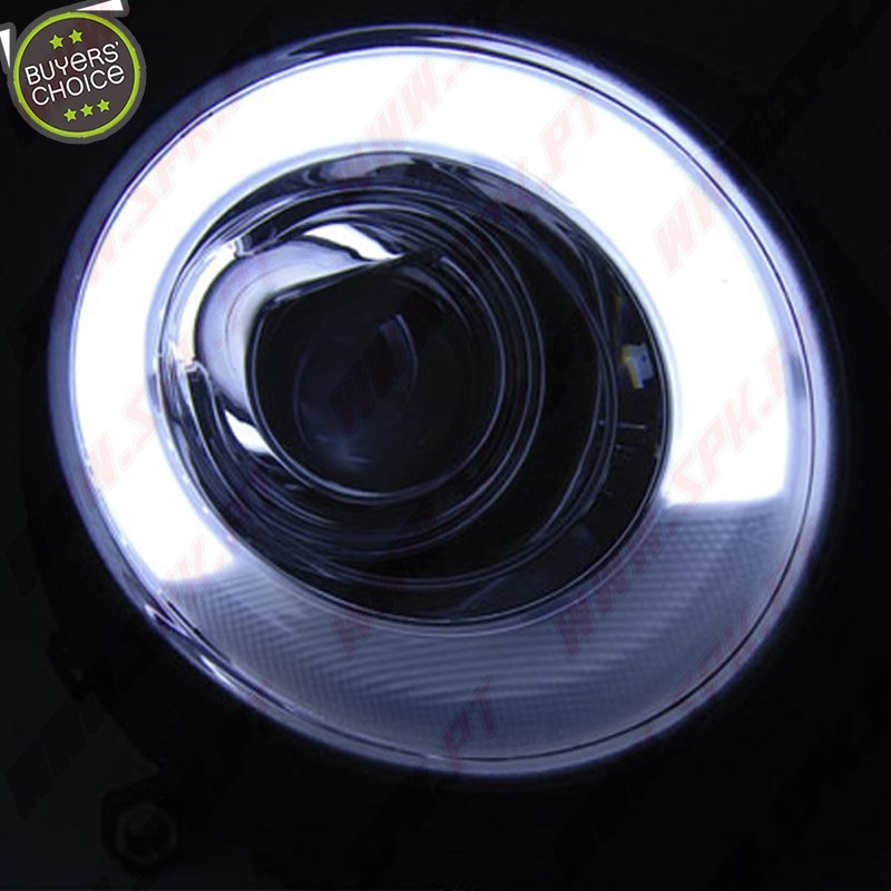 Faróis Tube Light / Chrome - Mini Cooper R56 / R57 (2006-2014)