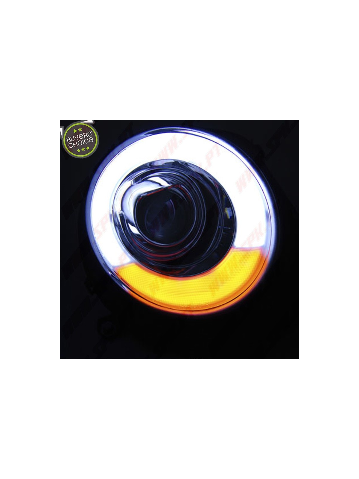 Faróis Tube Light / Chrome - Mini Cooper R56 / R57 (2006-2014)