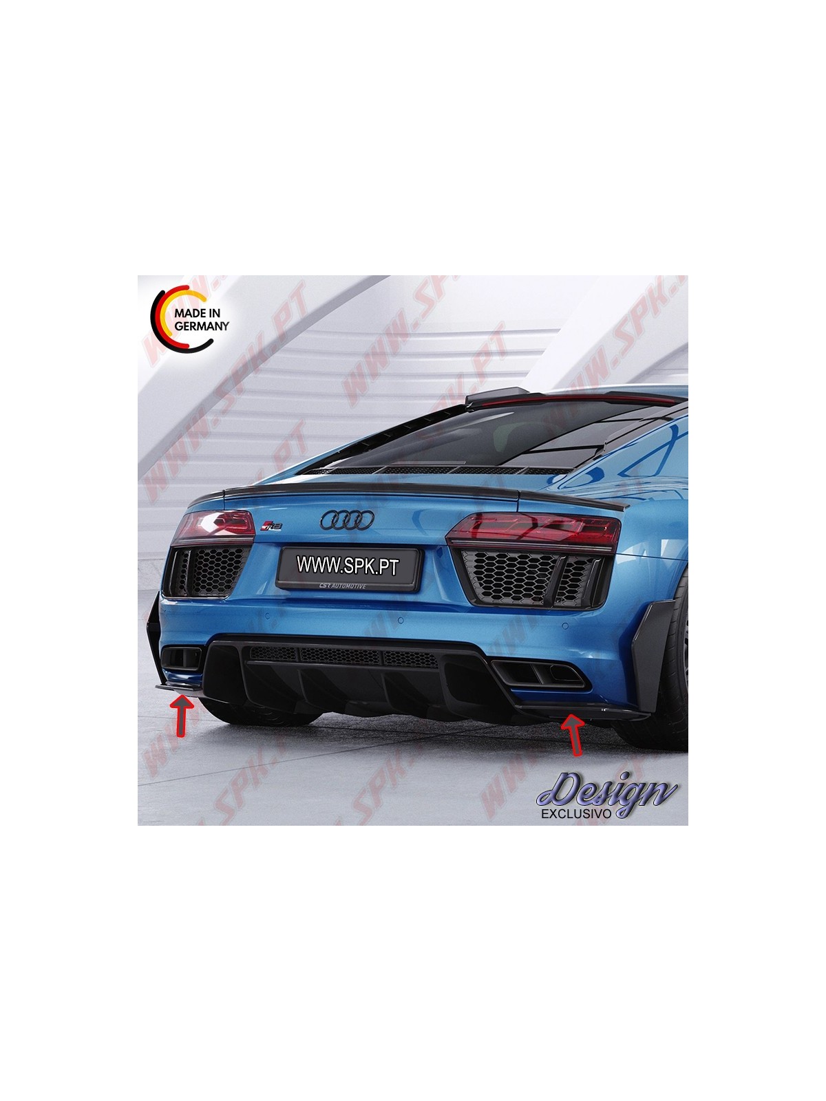 Difusores Traseiros - Audi R8 4S Coupe (2015-2019)