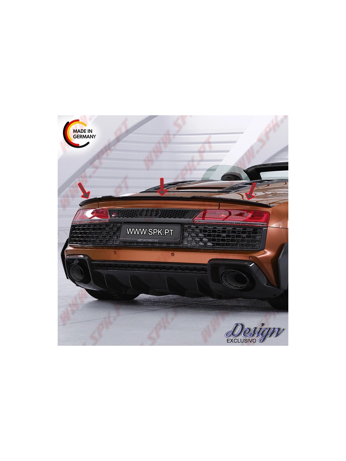 Aileron Traseiro - Audi R8 4S Spyder (2015-2024)