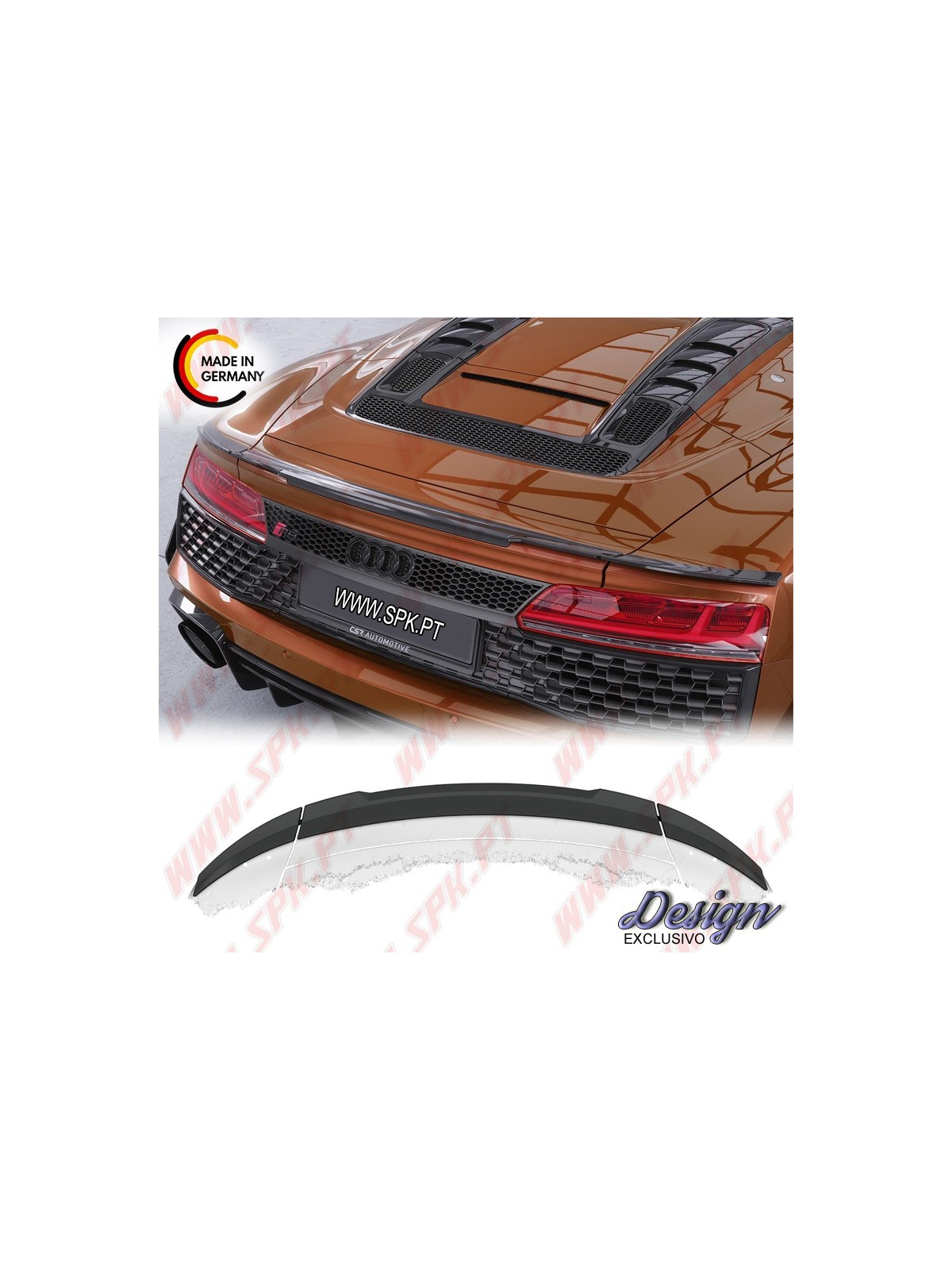 Aileron Traseiro - Audi R8 4S Spyder (2015-2024)