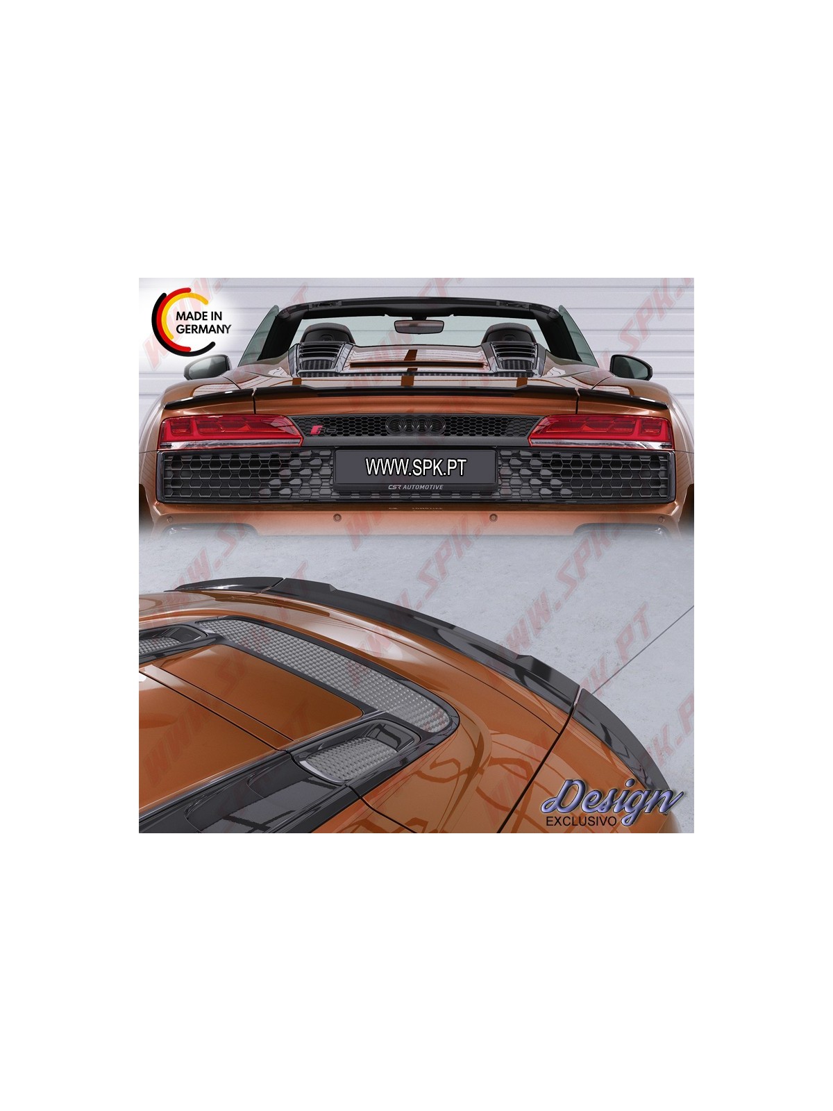 Aileron Traseiro - Audi R8 4S Spyder (2015-2024)