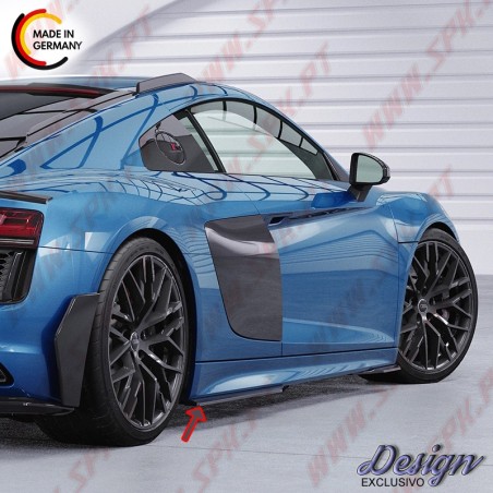 Extensão de Embaladeiras Laterais - Parte Traseira - Audi R8 4S Coupe (2015-2018)