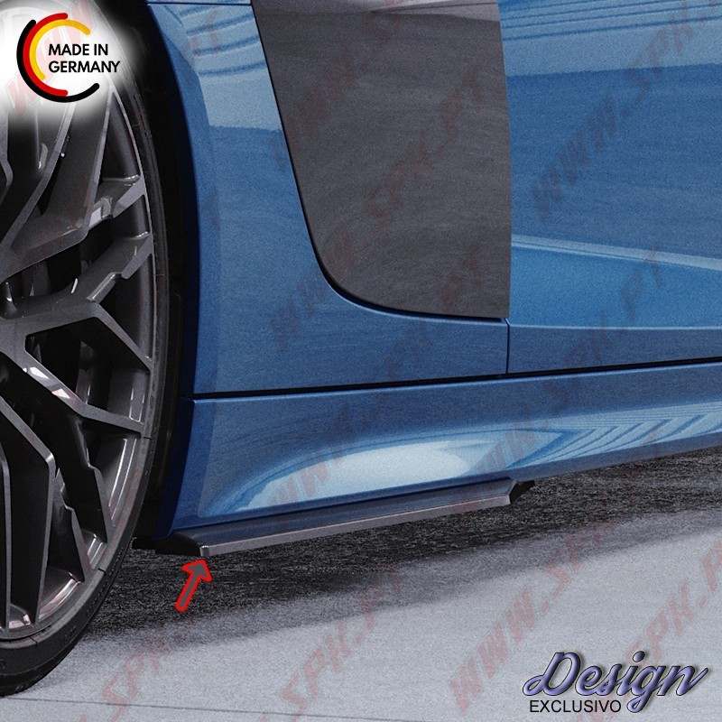 Extensão de Embaladeiras Laterais - Parte Traseira - Audi R8 4S Coupe (2015-2018)