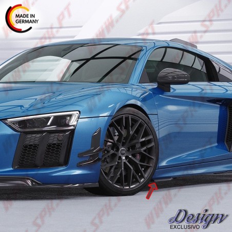 Extensão de Embaladeiras Laterais - Parte Frontal - Audi R8 4S Coupe (2015-2018)
