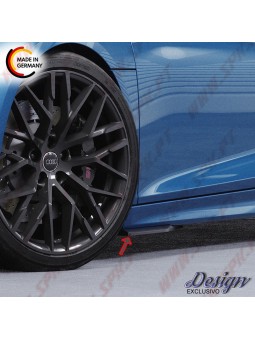Extensão de Embaladeiras Laterais - Parte Frontal - Audi R8 4S Coupe (2015-2018)