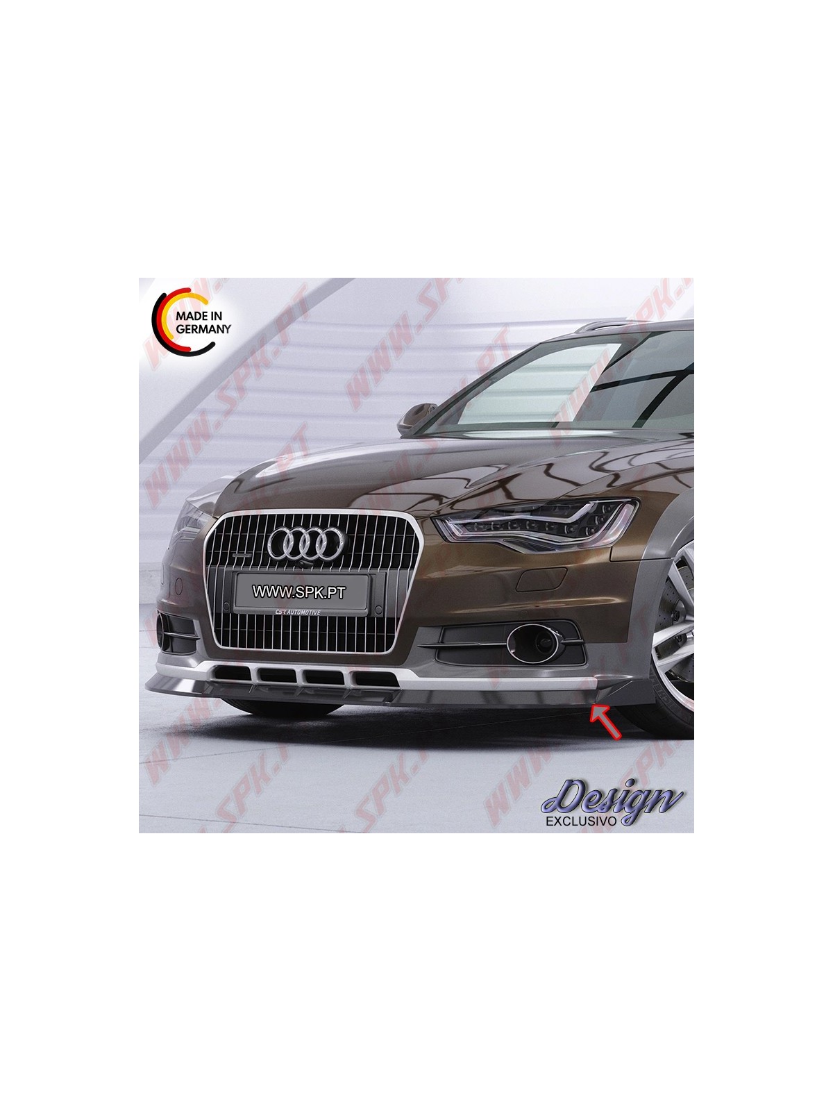 Lip Spoiler Frontal - Audi A6 C7 Allroad (2012-2018) Lip Spoiler Frontal - Audi A6 C7 Allroad (2012-2018)