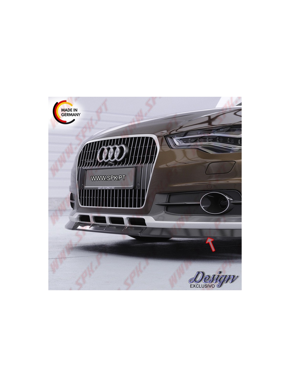 Lip Spoiler Frontal - Audi A6 C7 Allroad (2012-2018) Lip Spoiler Frontal - Audi A6 C7 Allroad (2012-2018)