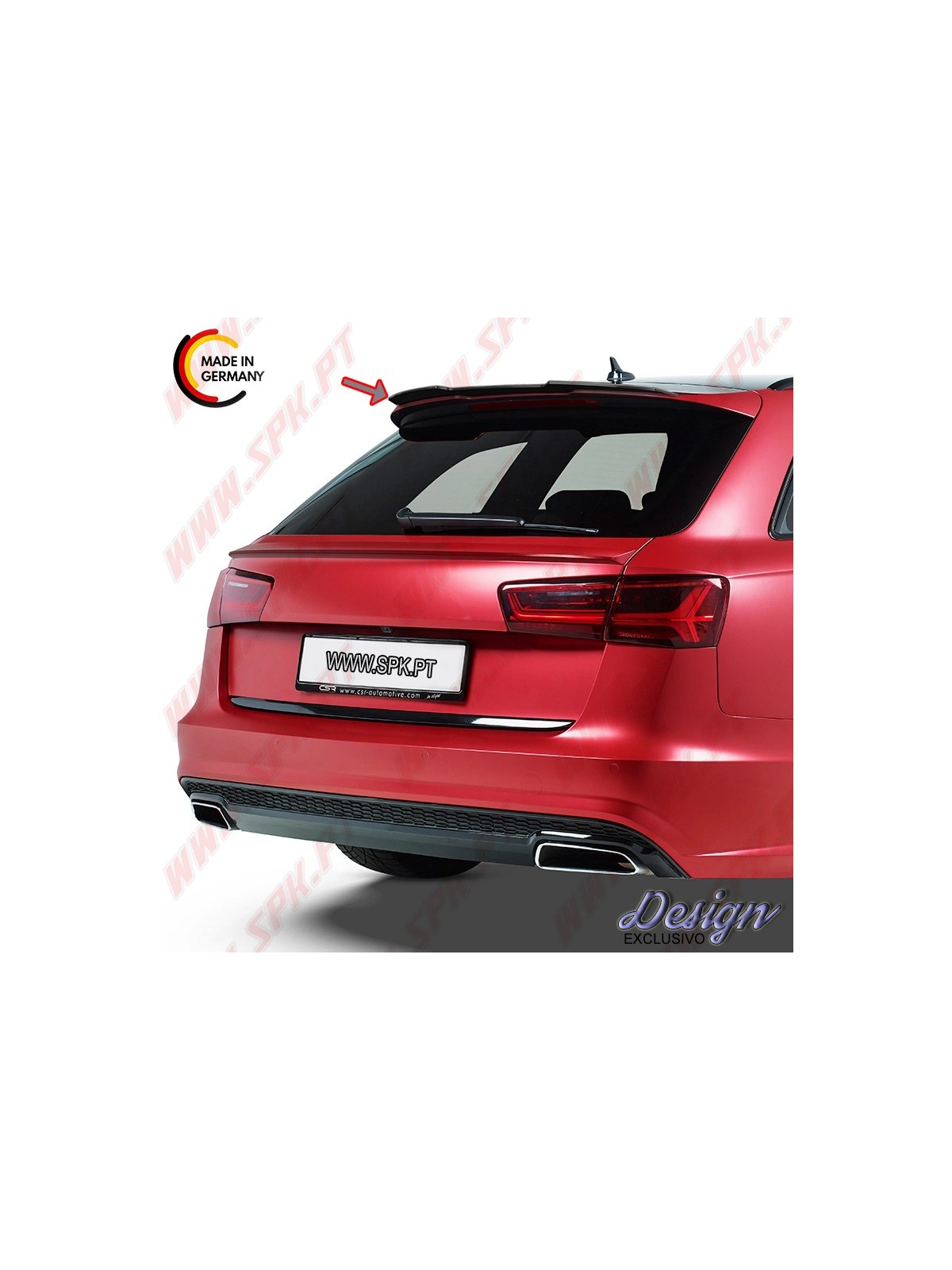 Extensão de Aileron - Audi A6 C7 Avant S-Line / S6 (2011-2018) Extensão de Aileron - Audi A6 C7 Avant S-Line / S6 (2011-2018)