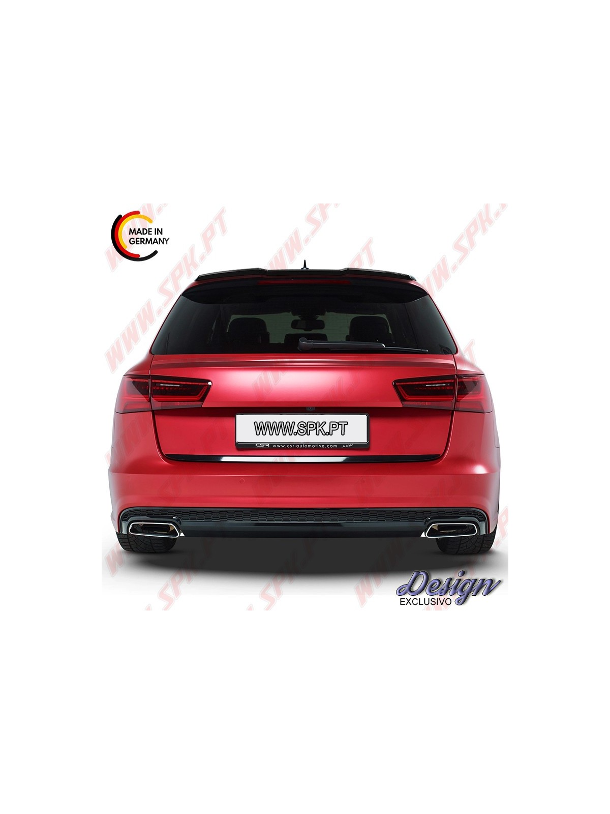 Extensão de Aileron - Audi A6 C7 Avant S-Line / S6 (2011-2018) Extensão de Aileron - Audi A6 C7 Avant S-Line / S6 (2011-2018)