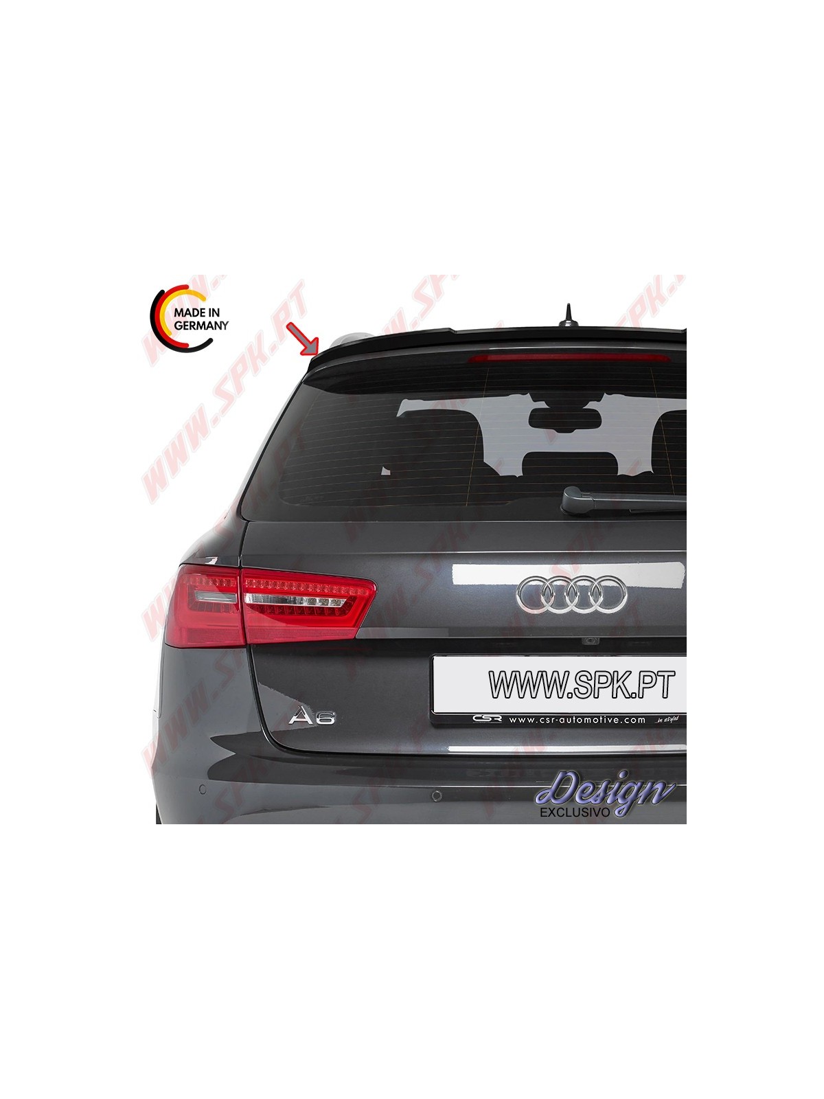 Extensão de Aileron - Audi A6 C7 Avant Standard (2011-2018) Extensão de Aileron - Audi A6 C7 Avant Standard (2011-2018)