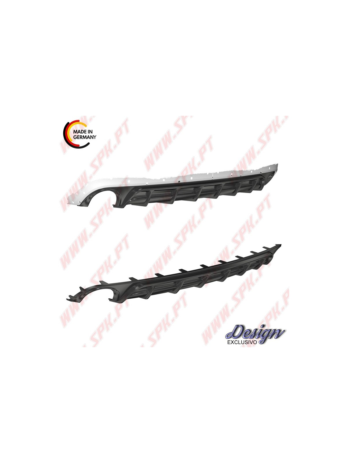 Difusor Traseiro - Audi A6 C7 Sedan / Avant (2011-2014) Difusor Traseiro - Audi A6 C7 Sedan / Avant (2011-2014)
