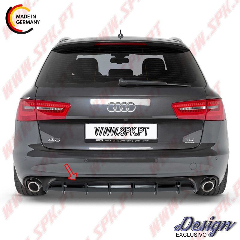 Difusor Traseiro - Audi A6 C7 Sedan / Avant (2011-2014) Difusor Traseiro - Audi A6 C7 Sedan / Avant (2011-2014)