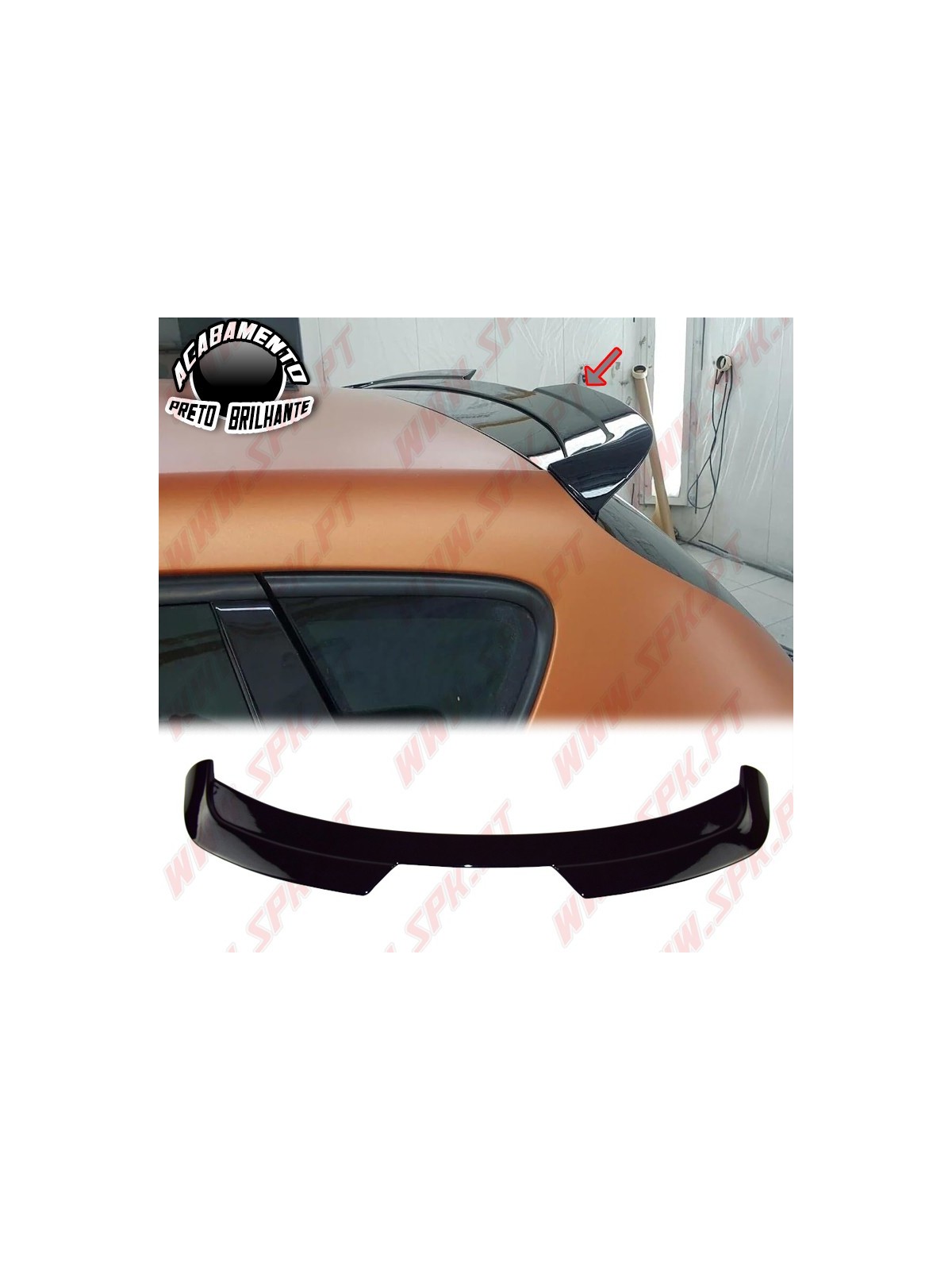 Aileron Traseiro II - Seat Leon 1P Facelift (2009-2012)