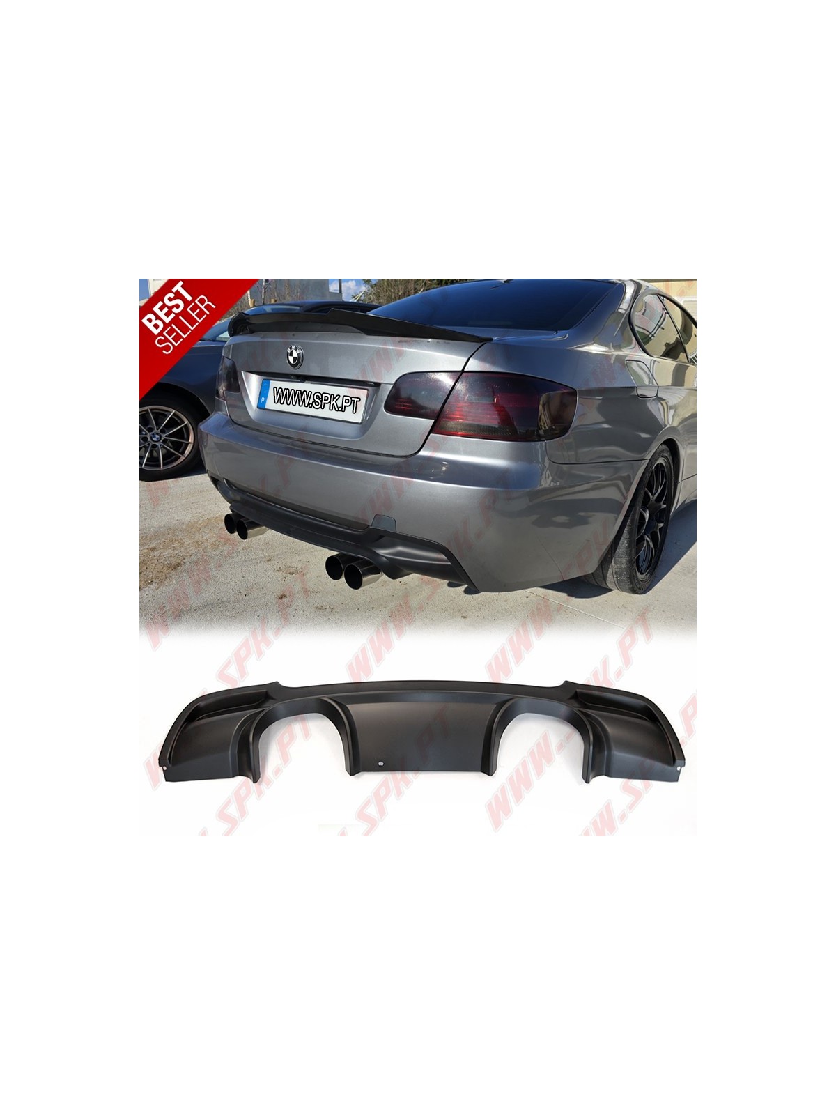 Difusor Traseiro Look CS - BMW E92 / E93 (2006-2013)