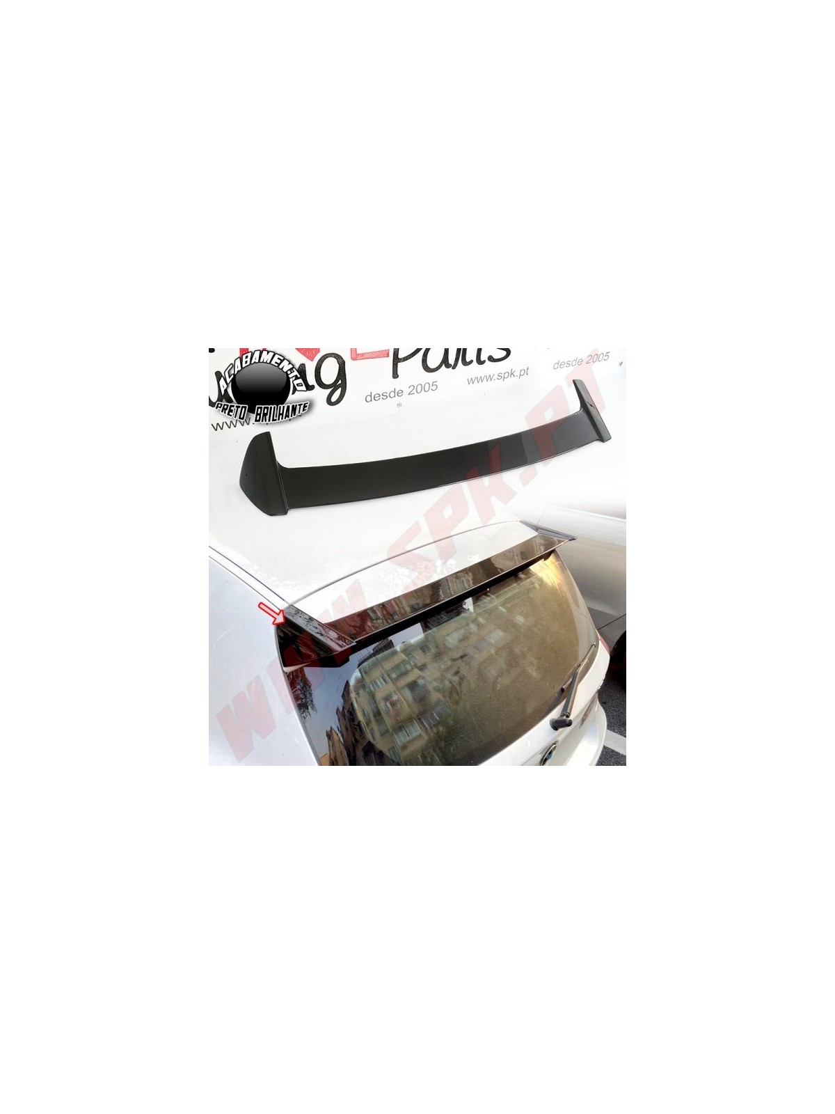 Aileron Traseiro Look M - BMW E81 / E87 (2004-2011)