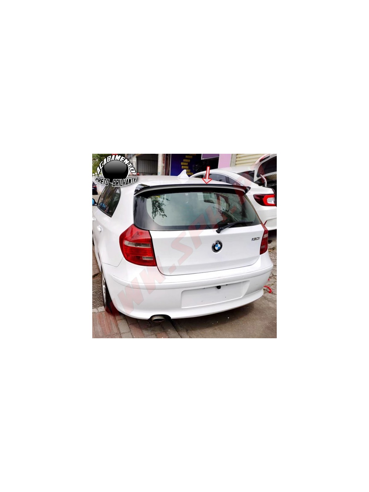 Aileron Traseiro Look M - BMW E81 / E87 (2004-2011)