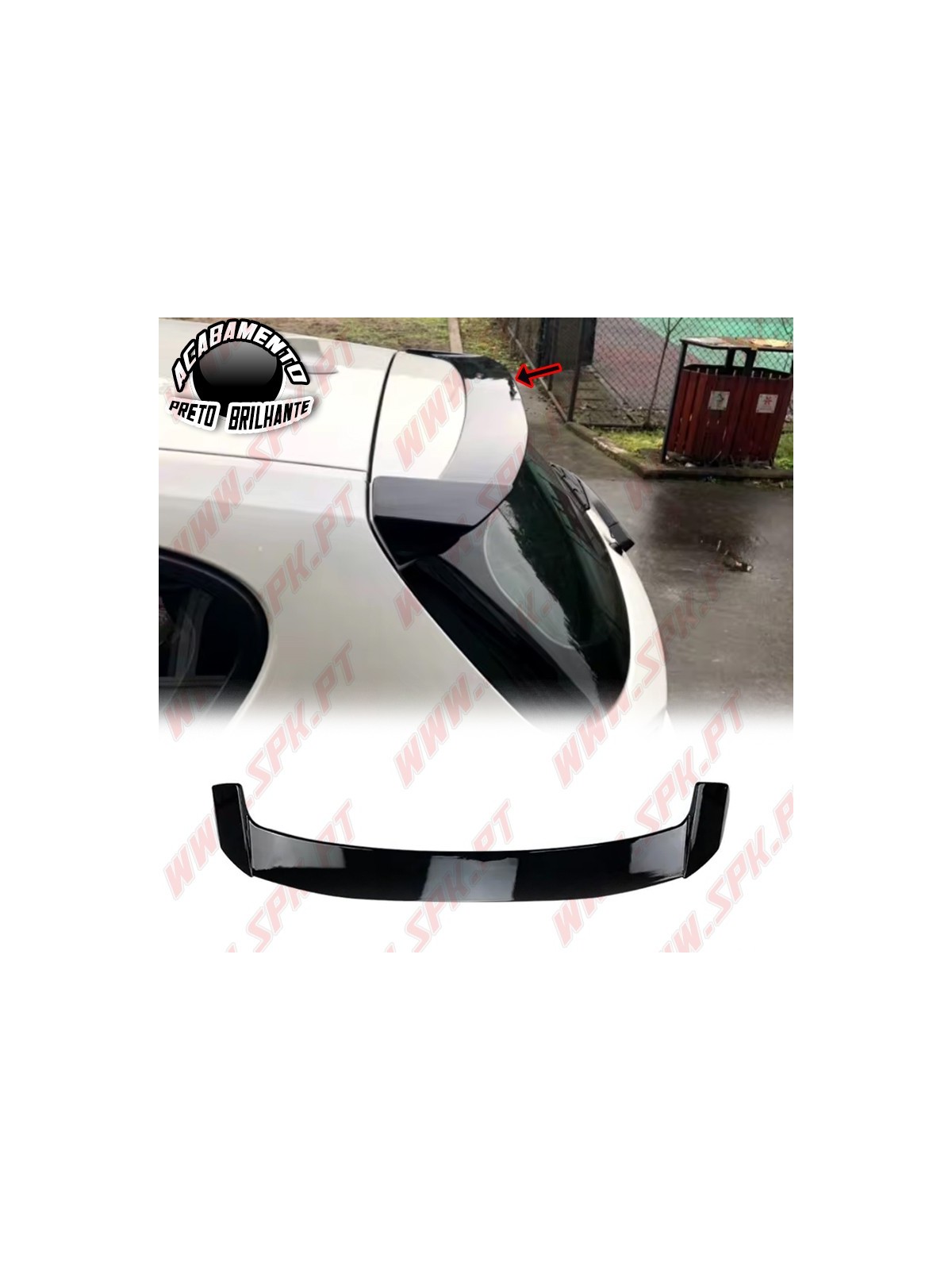 Aileron Traseiro Look M - BMW F20 / F21 (2011-2019)