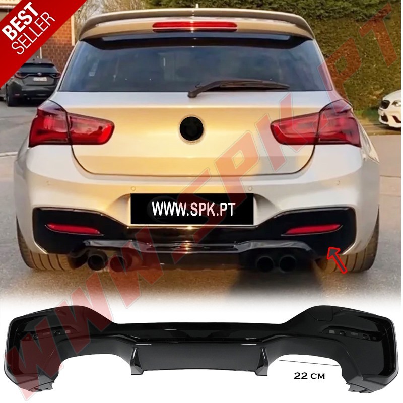 Difusor Traseiro Look M2 - BMW F20 / F21 LCI (2015-2019) Difusor Traseiro Look M2 - BMW F20 / F21 LCI (2015-2019)