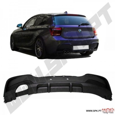 Difusor Traseiro Look MP1 - BMW F20 / F21 (2011-2015)