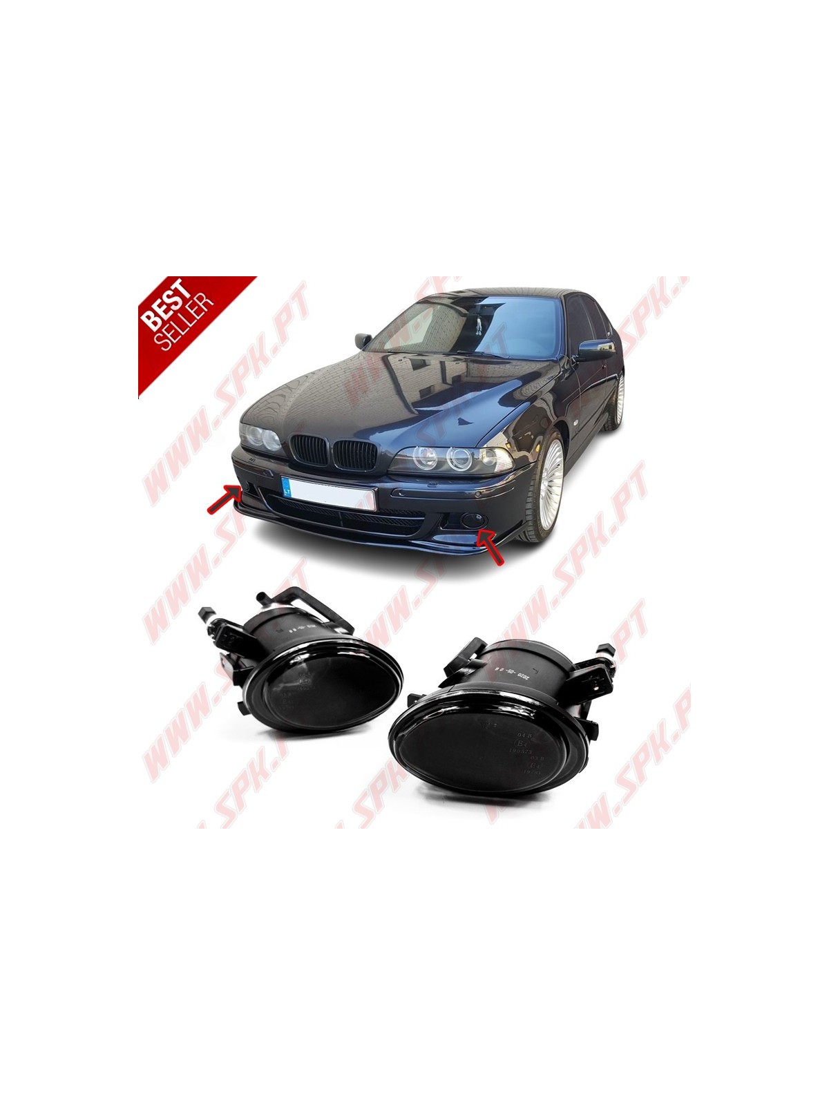 Faróis de Nevoeiro Look OEM Smoke - BMW E39 (1996 -2003)