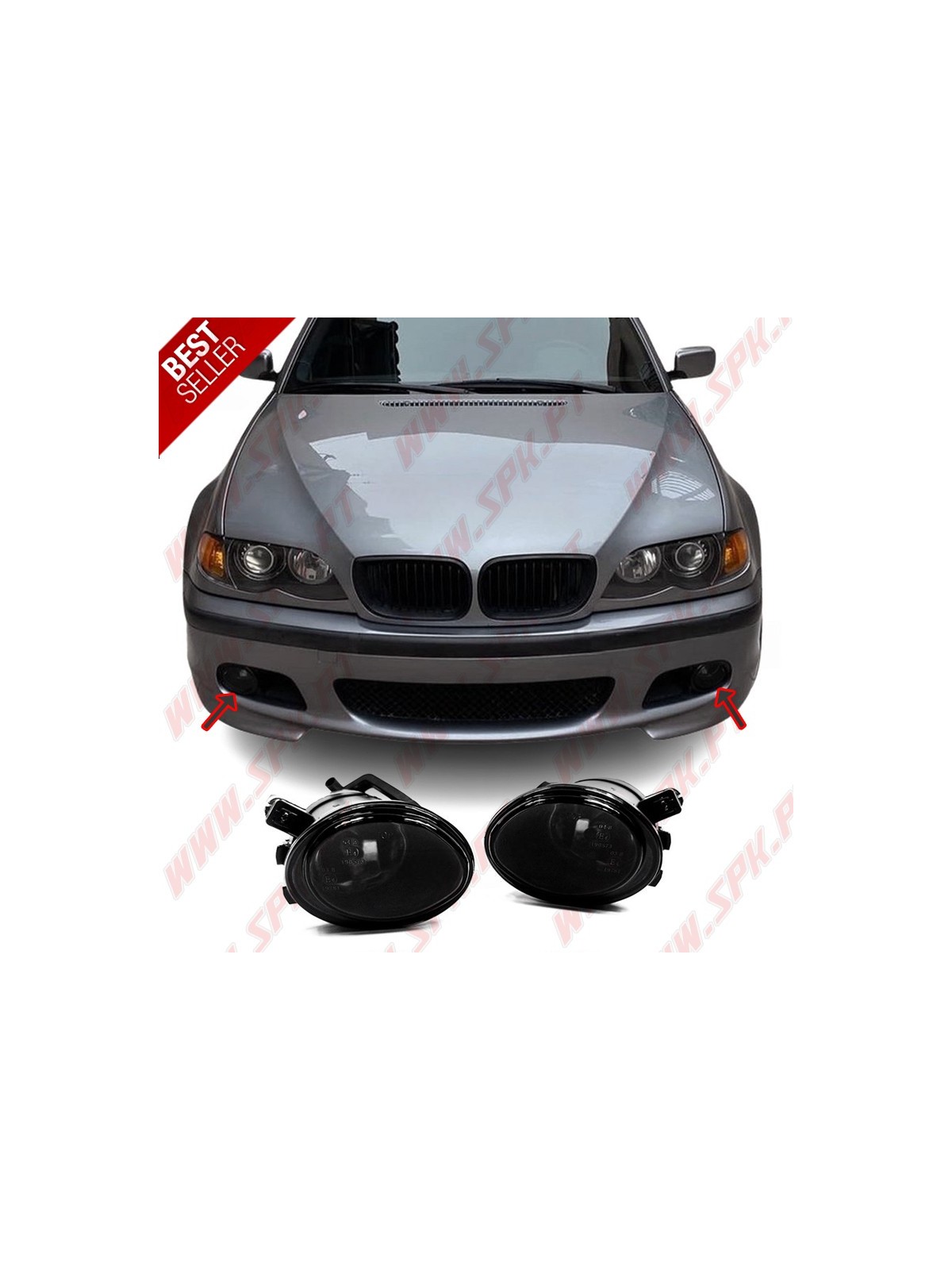 Faróis de Nevoeiro Look OEM Smoke - BMW E46 (1998 -2005) Faróis de Nevoeiro Look OEM Smoke - BMW E46 (1998 -2005)