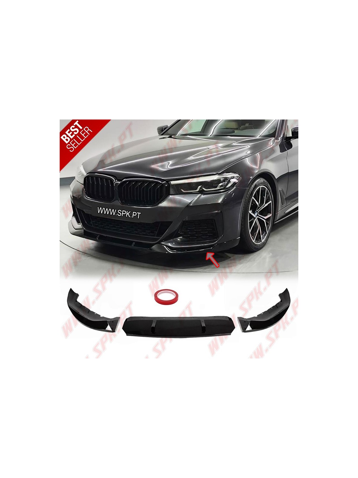 Lip Spoiler Frontal Look MP - BMW G30 / G31 LCI (2019-2023)
