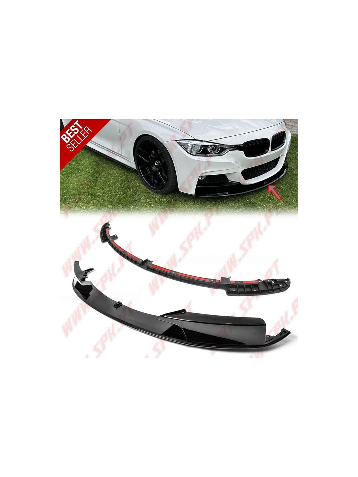 Lip Spoiler Frontal Look MP-2 - BMW F30 / F31 (2011-2019)