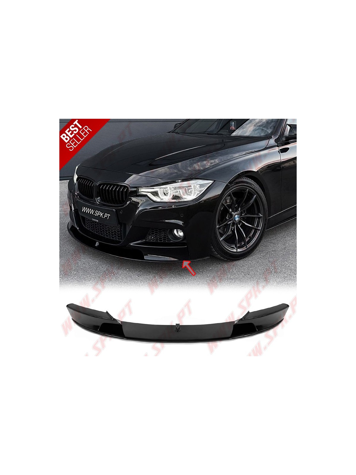 Lip Spoiler Frontal Look MP-2 - BMW F30 / F31 (2011-2019)