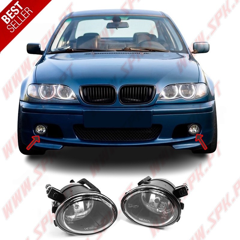 Faróis de Nevoeiro Look OEM Clear - BMW E46 (1998 -2005) Faróis de Nevoeiro Look OEM Clear - BMW E46 (1998 -2005)