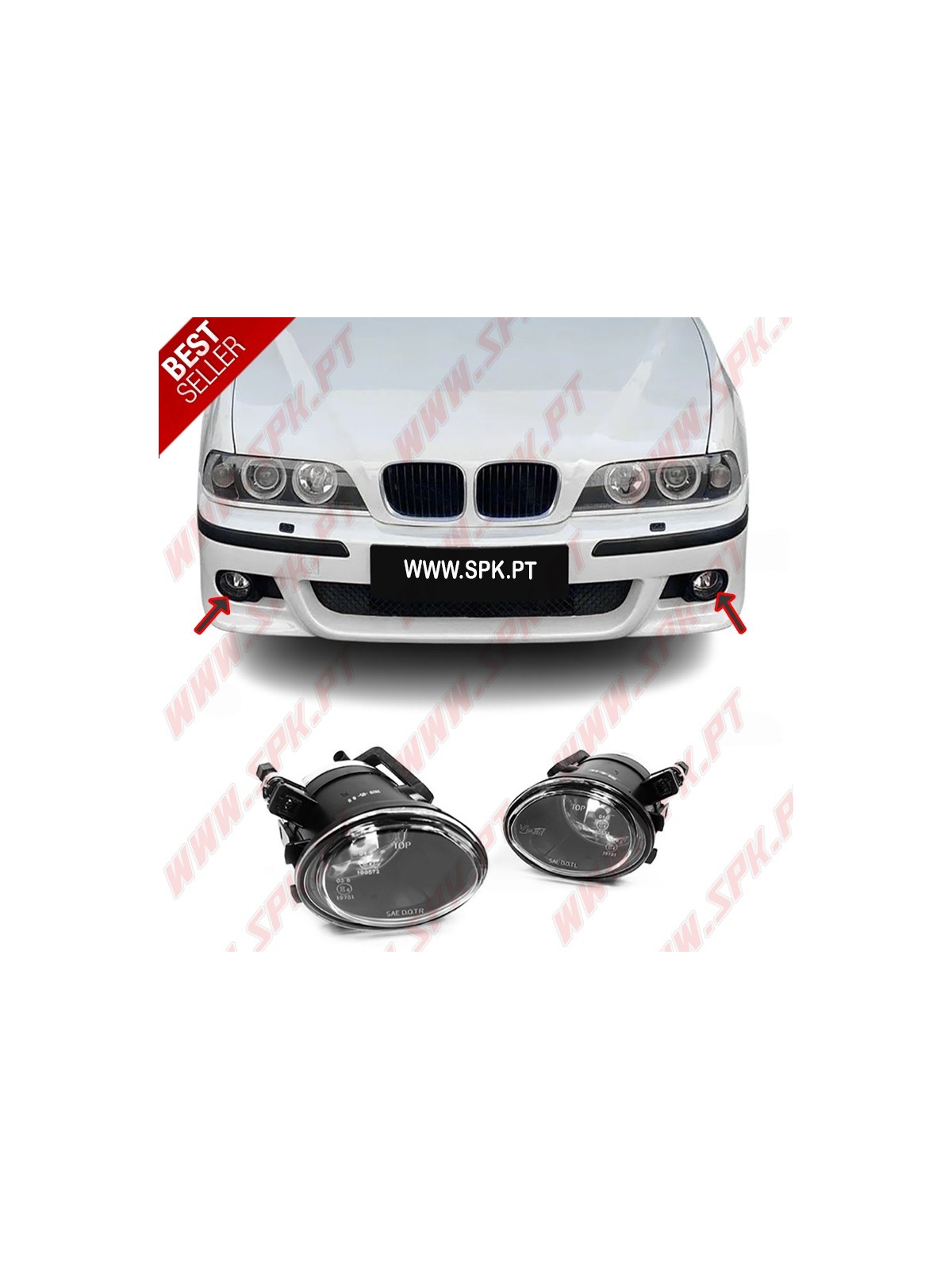 Faróis de Nevoeiro Look OEM Clear - BMW E39 (1996 -2003)