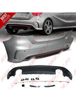 Para-Choques Traseiro Look AMG-Line - Mercedes W176 (2012-2015)