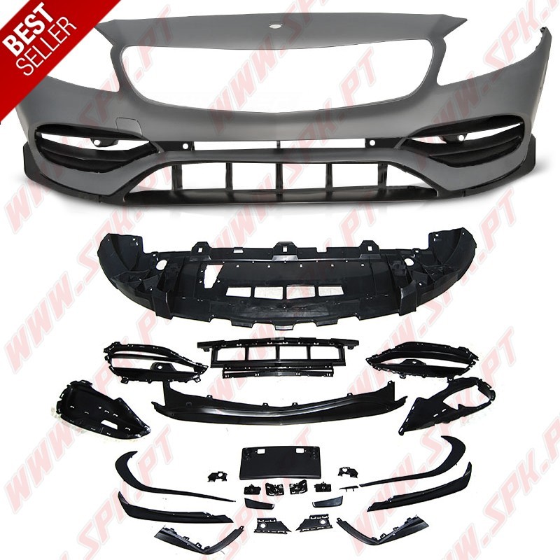 Para-Choques Frontal Look AMG - Mercedes W176 (2015-2018) Para-Choques Frontal Look AMG - Mercedes W176 (2015-2018)