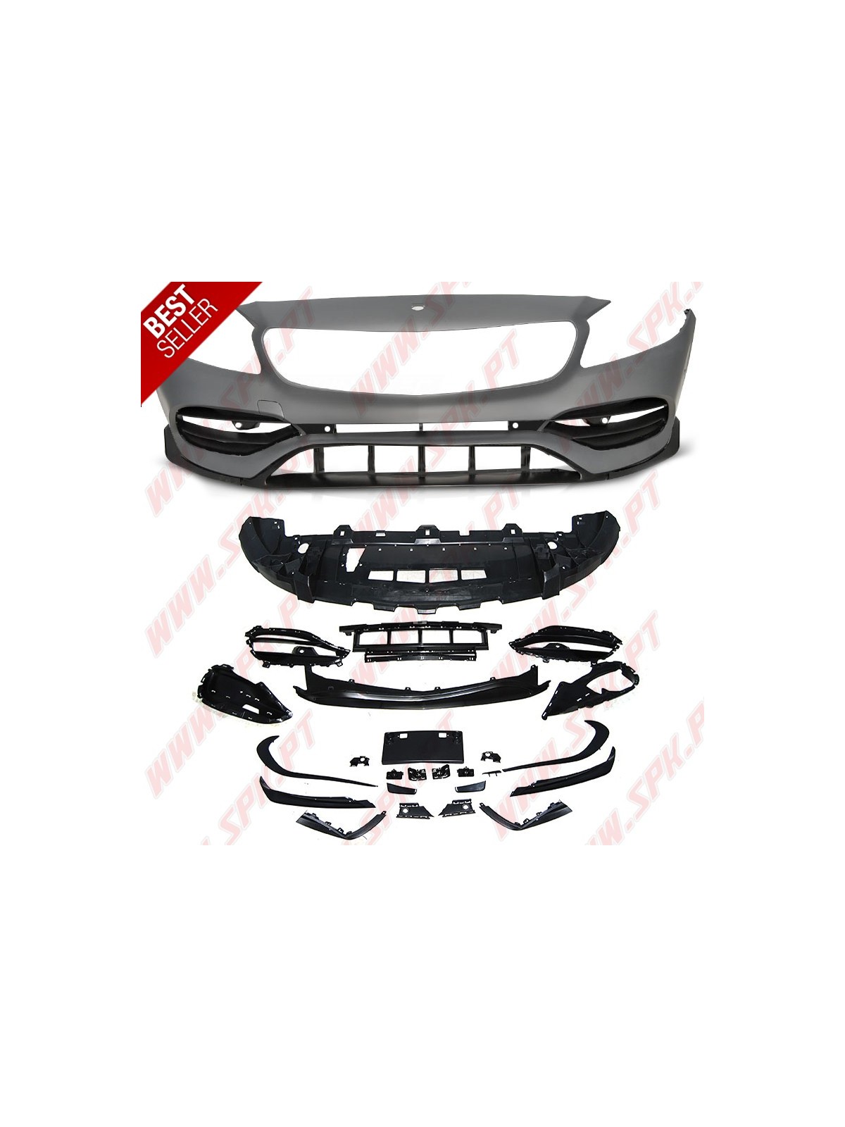 Para-Choques Frontal Look AMG - Mercedes W176 (2015-2018) Para-Choques Frontal Look AMG - Mercedes W176 (2015-2018)