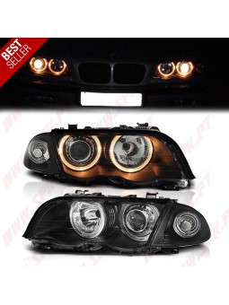 Faróis Angel Eyes - BMW E46 Sedan / Touring (1998-2001)