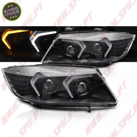 Faróis FULL-LED / Black - BMW E90 / E91 (2005-2008)