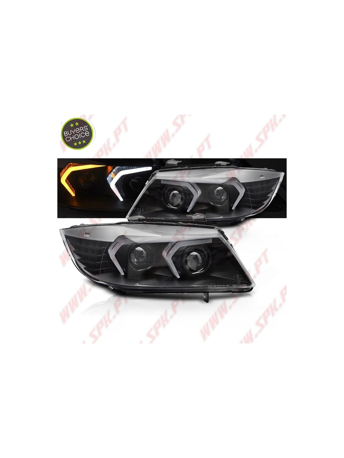 Faróis FULL-LED / Black - BMW E90 / E91 (2005-2008)