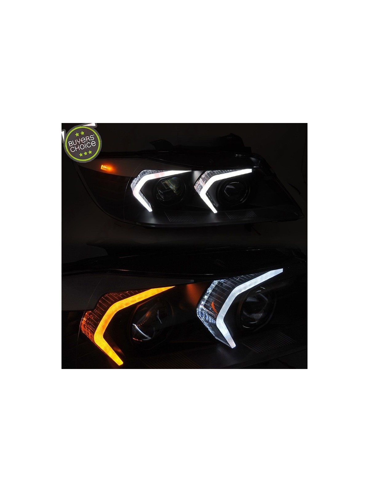 Faróis FULL-LED / Black - BMW E90 / E91 (2005-2008)