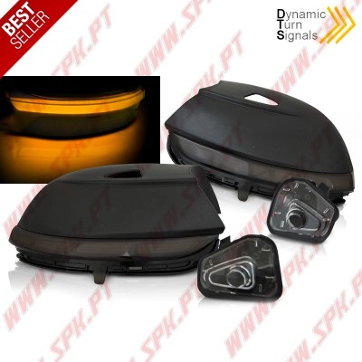 Pisca Retrovisor LED Dynamic / Smoke - VW Beetle / Jetta 6 / Passat B7 / Scirocco 3 (2008-2014)